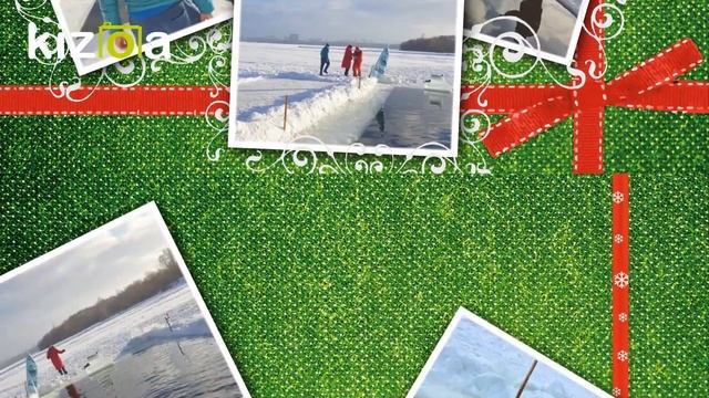 Где строгинские котики проводят новогодние каникулы 2019 года? В проруби! смотреть онлайн