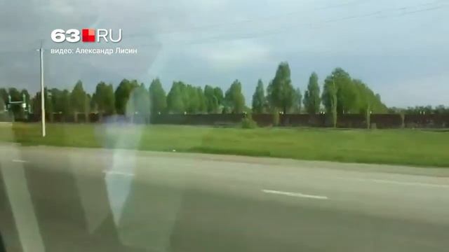 Под Тольятти загорелась грузовая «Газель» смотреть онлайн