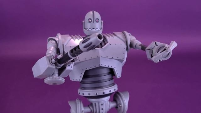 Diamond Select Toys The Iron Giant Battle Mode Iron Giant Figure @TheReviewSpot смотреть онлайн