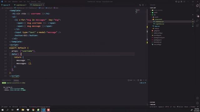 Lập trình ứng dụng chat (nhắn tin) Real-Time bằng VueJS, Firebase (2022) смотреть онлайн