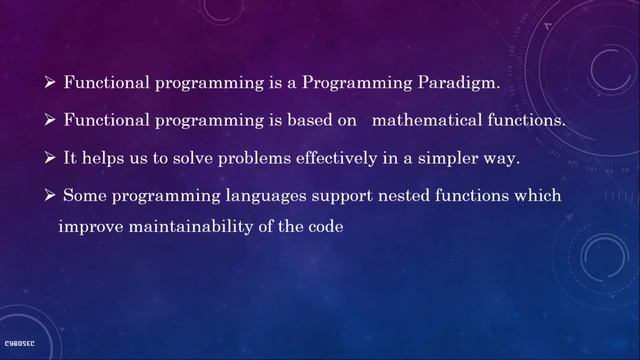 What is Functional Programming Language ? | Tamil | Cybosec смотреть онлайн