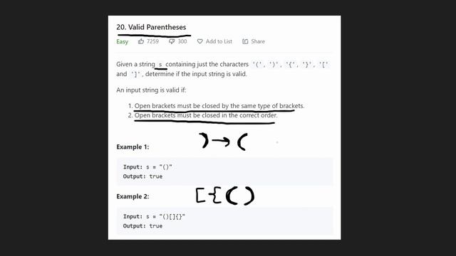 Valid Parentheses - Stack - Leetcode 20 - Python смотреть онлайн