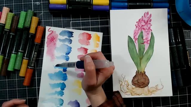 LIVE! They're Lightfast! Review & Demo of Albrecht Durer Watercolor Markers & Compare w/ W&N смотреть онлайн