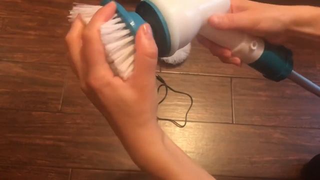 Спин скрабер щетка для уборки.Электрическая щетка. Spin Scrubber cleaning brush. Electric brush. смотреть онлайн