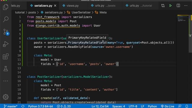 Django REST Framework Tutorial | Authentication And Permissions смотреть онлайн