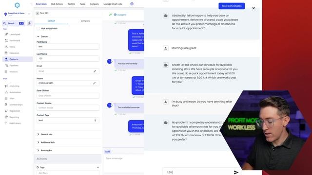 How to setup a booking bot | Automated AI Receptionist смотреть онлайн