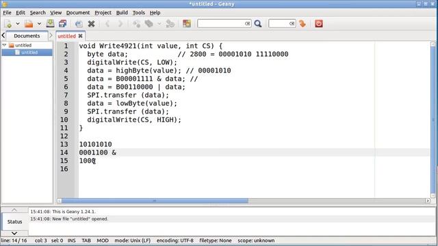 12Bit DAC op Arduino (zonder extra library) смотреть онлайн
