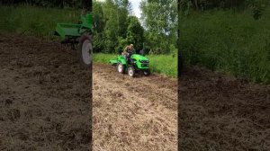 Минитрактор Рустрак с фрезой.