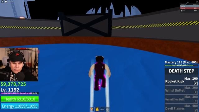I UNLOCKED DEATH STEP! *Showcase* Roblox Blox Fruits смотреть онлайн