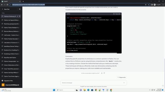 Pythonic way of duplicating specific properties of a dict смотреть онлайн