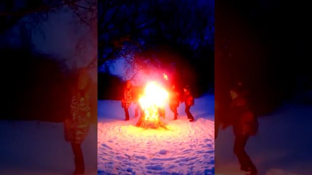 Празднование масленницы , и проводы русской зимы. смотреть онлайн