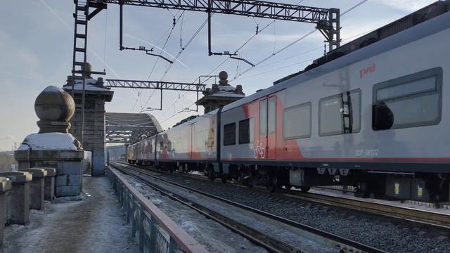 [Ultra HD] Электропоезд ЭС2Г-082 "Ласточка" смотреть онлайн