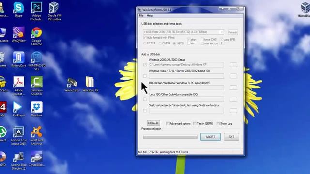Как записать windows XP на флешку смотреть онлайн