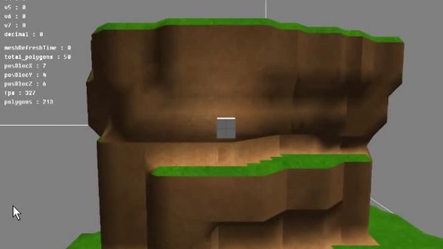 Voxel based terrain with marching cube (WIP) смотреть онлайн