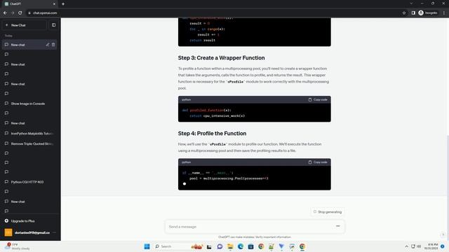Profiling a python multiprocessing pool смотреть онлайн