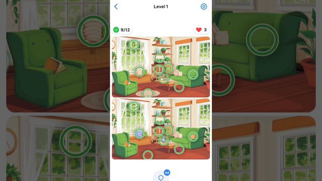 Differences Game Level 1 | Find The Difference #gaming смотреть онлайн