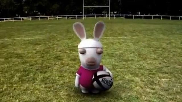 Wii : Rayman Raving Rabbids 2 : Rabbids can't play rugby смотреть онлайн