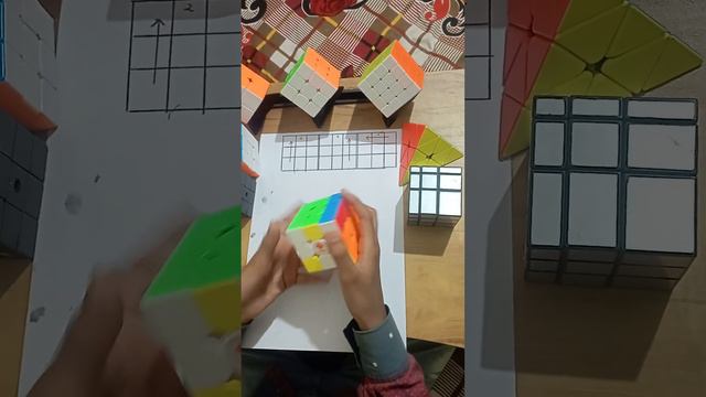 How to solve 3/3 Rubik's cube in easy way with algorithms #shots @chotucubesolver смотреть онлайн