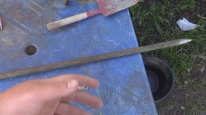 Земляной бур своими руками(из дисков циркулярки)