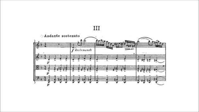 Nikolai Myaskovsky – String Quartet No. 1