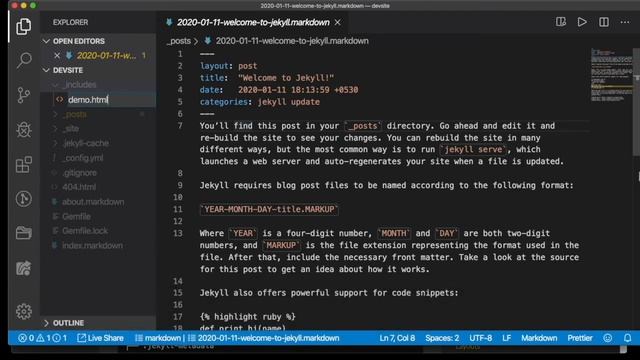 DevWebsite Series #3: Jekyll Installation & Intro [In Hindi] смотреть онлайн