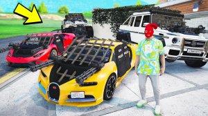 УГНАЛ КУЧУ ЧИТ ТАЧЕК ИЗ ЗОМБИ АПОКАЛИПСИСА! БИТВА ВОРОВ ГТА 5! ГТА 5 МОДЫ!