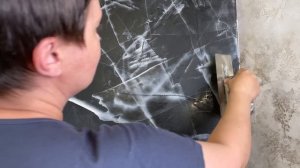 Эффект Мрамора за 10 минут | Декоративная Штукатурка Гениально Просто