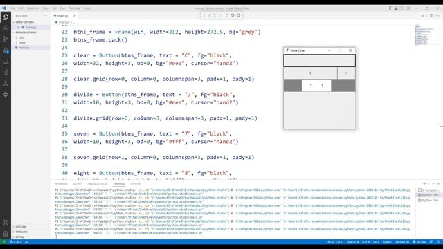 Python Tkinter Simple Calculator GUI DESING - PART 1 смотреть онлайн