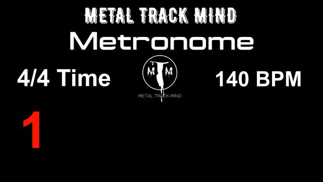 Metronome 4/4 Time 140 BPM visual numbers смотреть онлайн
