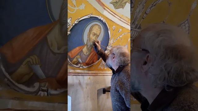 Лавданский А.А. Работа над ликом апостола. смотреть онлайн