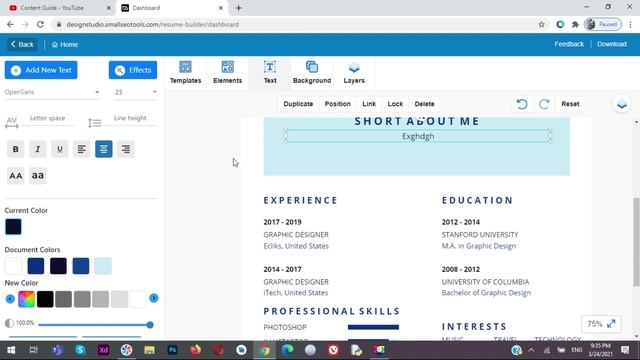 How to create CV | Free CV templates | Create CV free Online смотреть онлайн