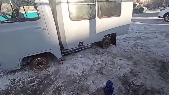 УАЗ Кубанец Автодом не входит в гараж. Что делать? смотреть онлайн