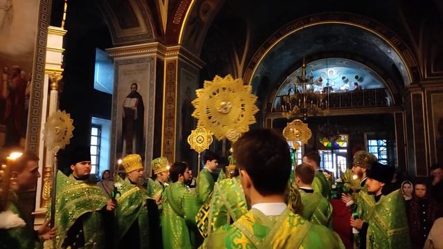 Полиелей Праздника Входа Господня в Иерусалим смотреть онлайн