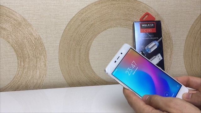 Кабель USB "WALKER" C590 для Micro USB магнитный на 360 градусов, с индикатором смотреть онлайн