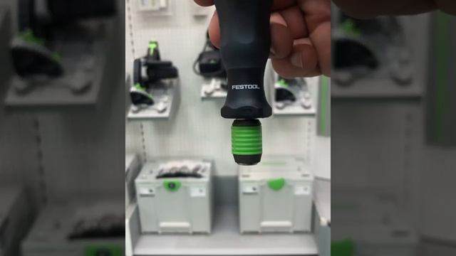 Как выглядит новая отвёртка - битодержатель Festool SD CE DRIVE UNI Centrotec смотреть онлайн