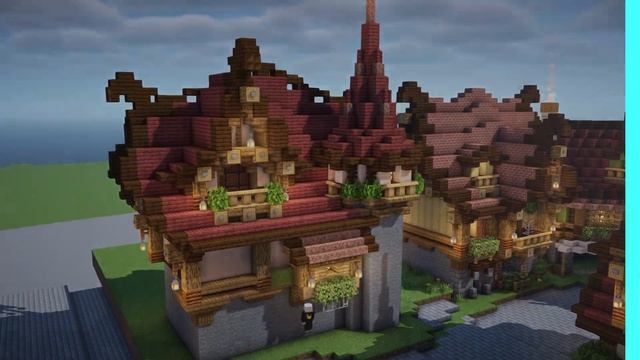 Minecraft | Fantasy Town Ep3 | Big Trees And Bridge смотреть онлайн
