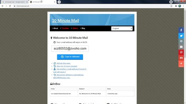 Free Temporary email || 10 minute mail || Avoid spam смотреть онлайн