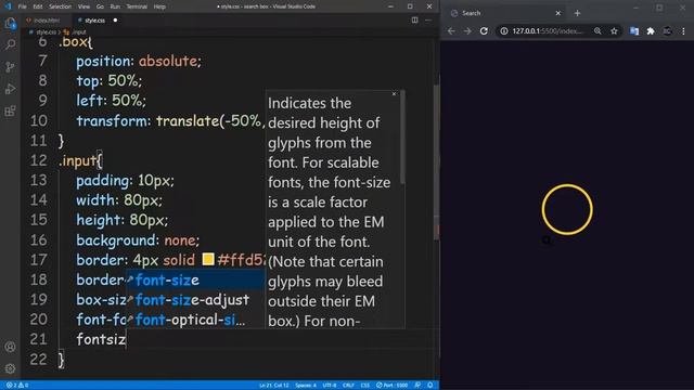 Search Box Hover Use HTML & CSS - Easy Tutorial- [Short Code] смотреть онлайн