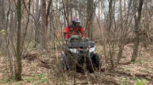 Заднеприводный квадроцикл для дачи! Гора эмоций!