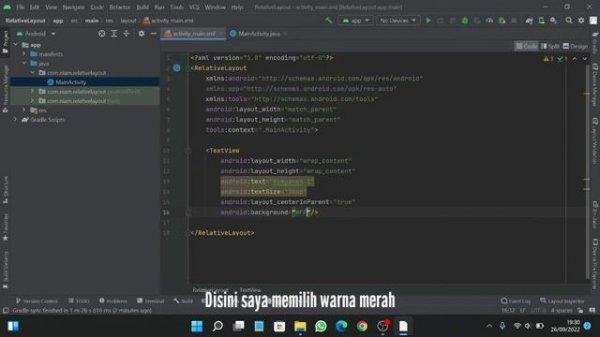 Membuat Relative Layout | Android Studio