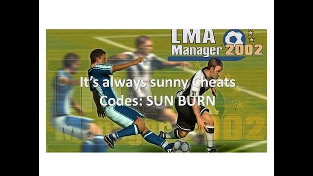 LMA Manager 2002 Cheats Codes For PS2 смотреть онлайн