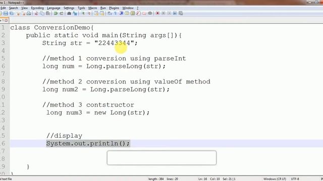 How to convert string value to long in java/android : Example смотреть онлайн
