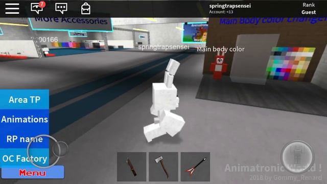 Making rockstar springbonnie fnaf ROBLOX смотреть онлайн