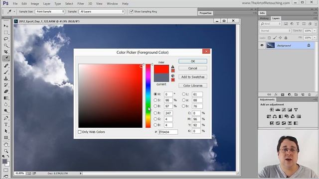 Color Picker | Photoshop Beginner's Tutorial смотреть онлайн