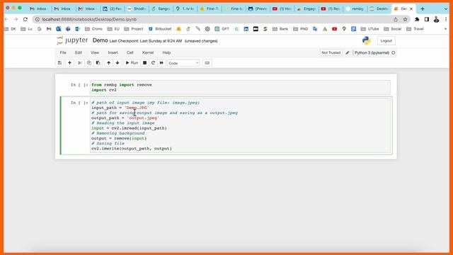 How to Remove Image Background using Python | Rembg is a tool to remove images background смотреть онлайн
