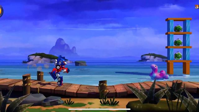 Playing angry Birds transformers смотреть онлайн
