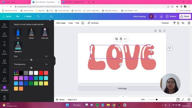 Bikin 3D Effect Text Pakai Font Apapun!! смотреть онлайн