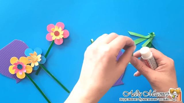 Объемная поделка "Ваза с цветами" своими руками / Поделка БУКЕТ В ВАЗЕ смотреть онлайн