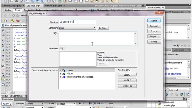 Capitulo 7 Creacion de Base de Datos MySQL & PHP en Dreamweaver смотреть онлайн