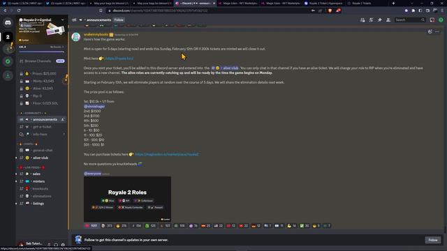 Royale 2 Free NFT Mint on Solana with $25,000 in Prizes is NOW LIVE! смотреть онлайн